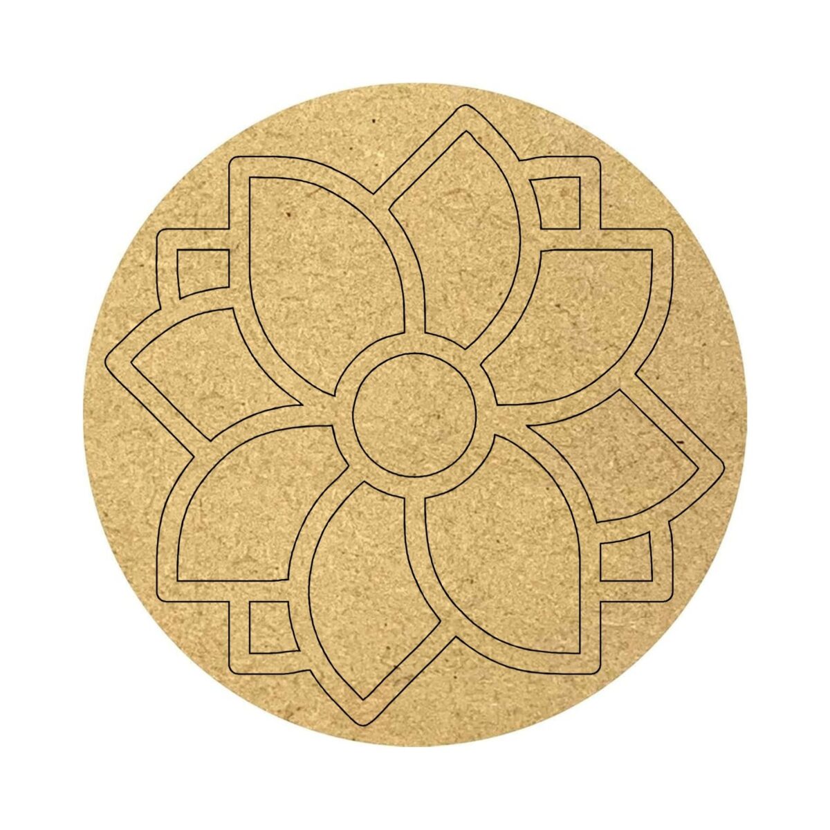 Pre-marked MDF cutout