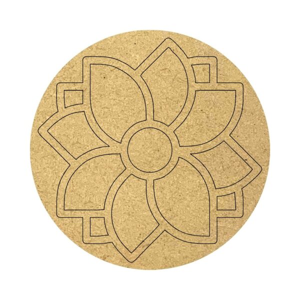 Pre-marked MDF cutout