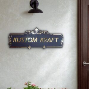 Name plate for home
