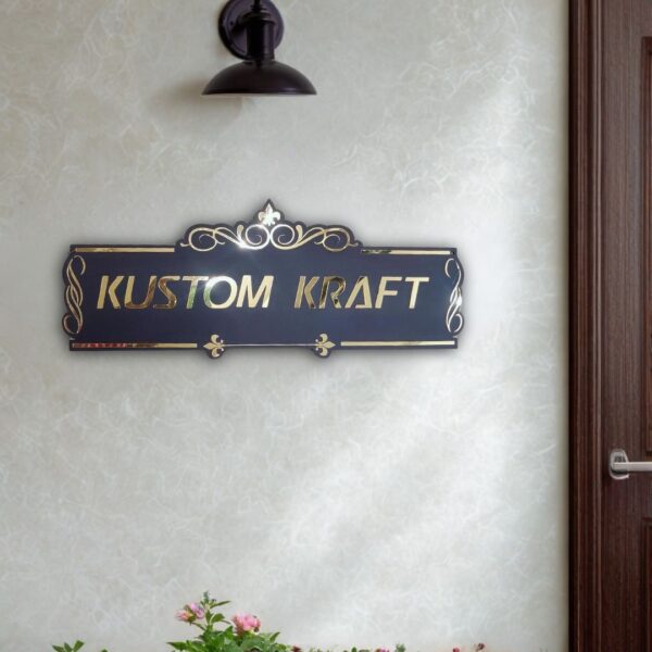 Name plate for home
