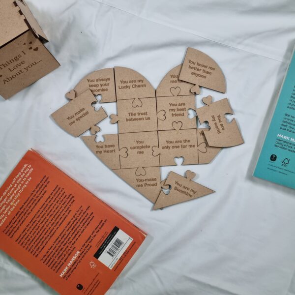 Heart Puzzle: Things I Love About You